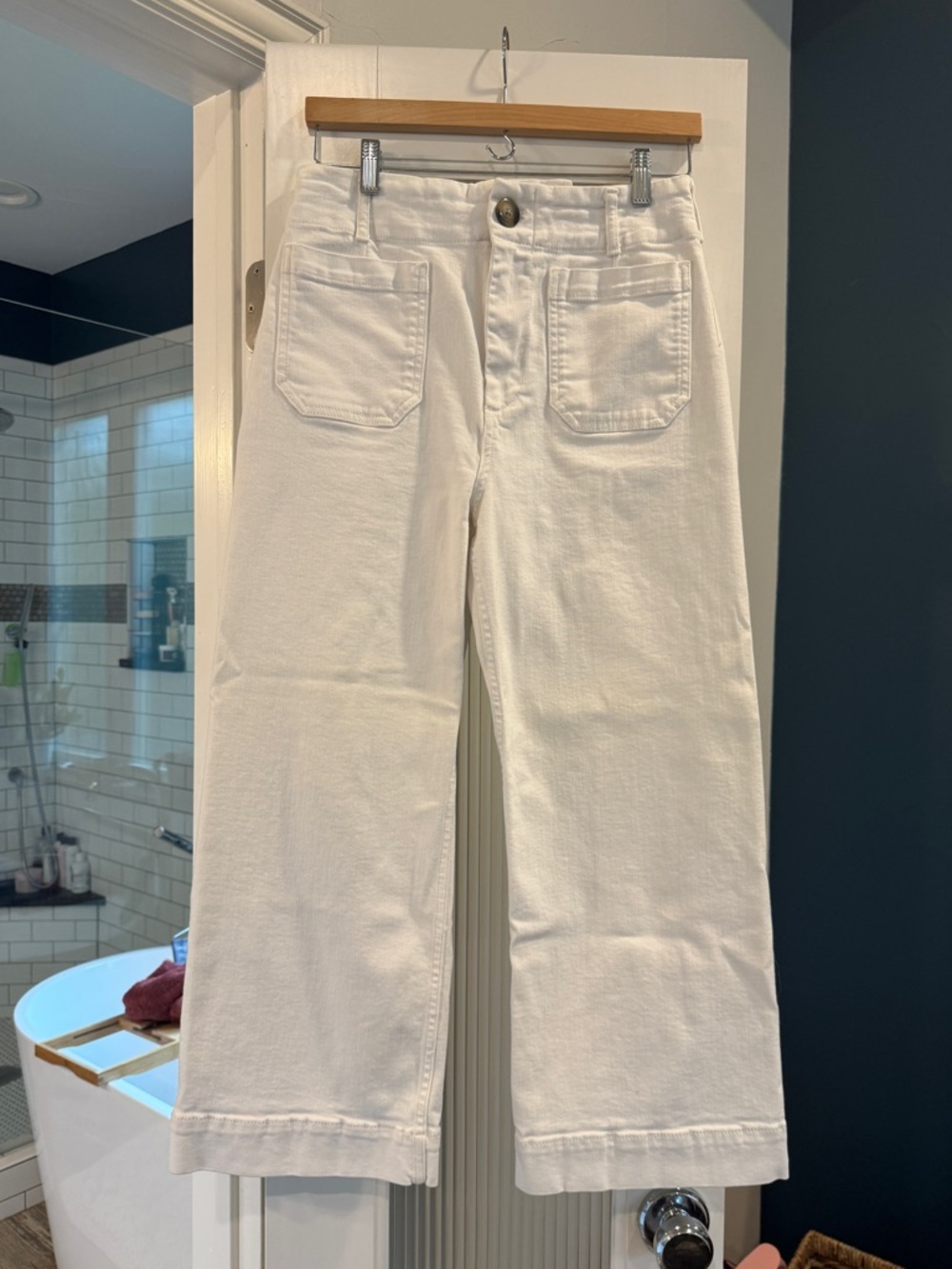 Maeve Anthropologie Colette White Jeans 29